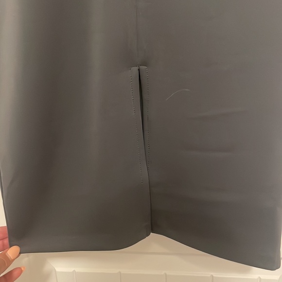 NWT Alexia Admor Scuba Midi Sheath Dress Castle Grey Size XS - Picture 4 of 4